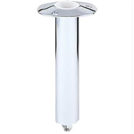 Perfectpitch Lee s 0 Degree Stainless Steel Swivel Base Flush Mount Rod Holder - Medium Length PE2936716